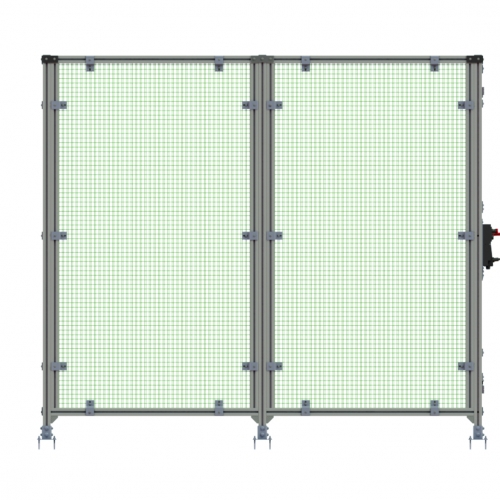 Large Fenced Safety Mesh PVC Coat Steel. ( $ --,---.-- USD)
